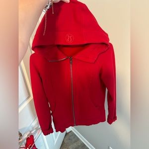 red full zip scuba